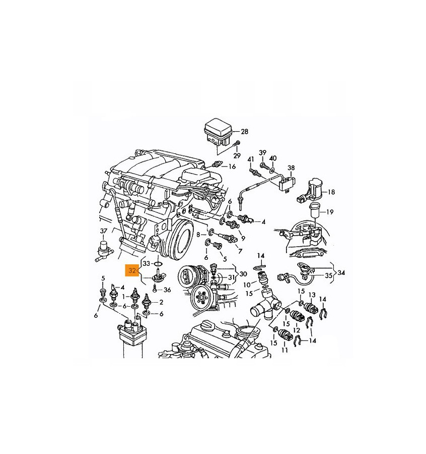 Czujnik poziomu oleju WRC 1J0907660B