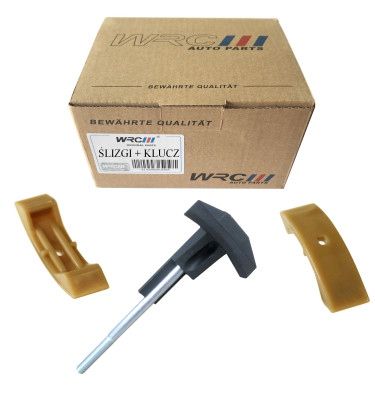 Ślizgi napinacza rozrządu i klucz blokada napinacza rozrządu WRC 6400101