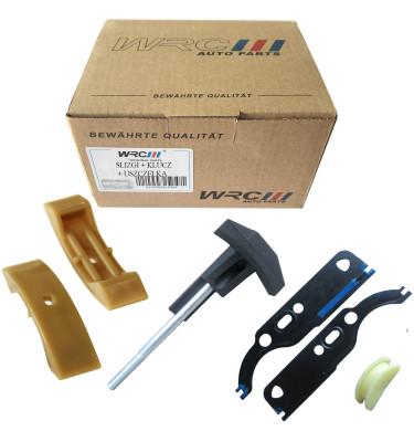 Ślizgi napinacza rozrządu, klucz blokada napinacza rozrządu i uszczelka napinacza 6400102