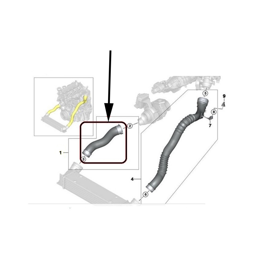 Przewód turbiny WRC 5700025
