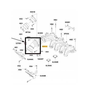 Przewód turbiny WRC 5700001