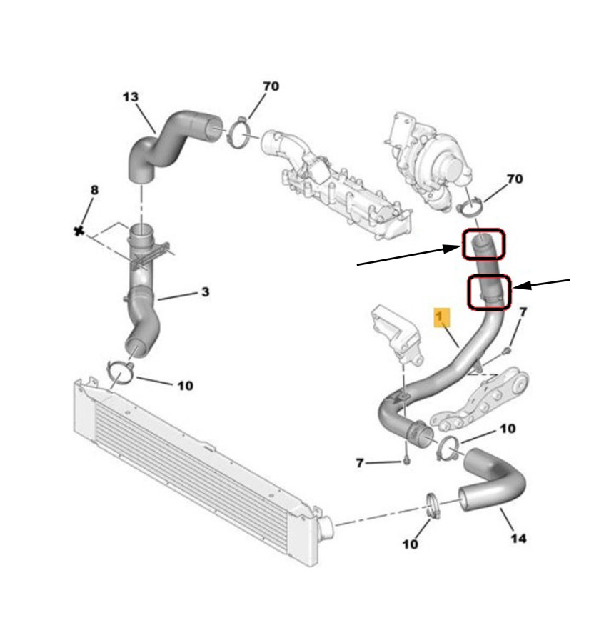 Przewód turbiny WRC 5700009