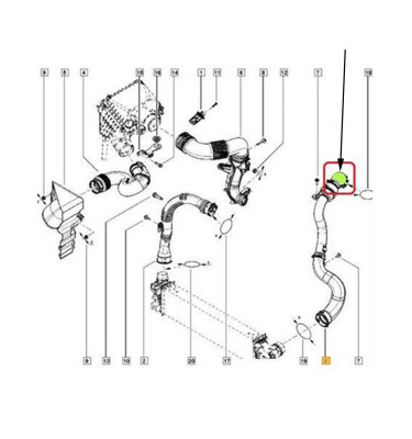 Przewód turbiny WRC 5700017