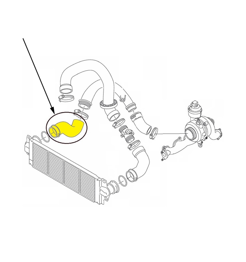 Przewód turbiny WRC 5700018
