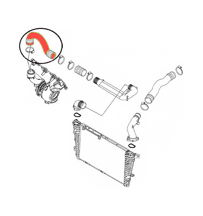 Przewód turbiny WRC 5700034