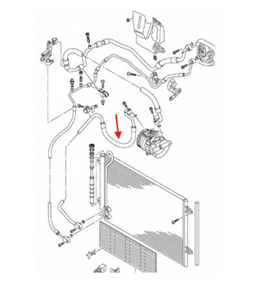 Przewód klimatyzacji WRC 5780002