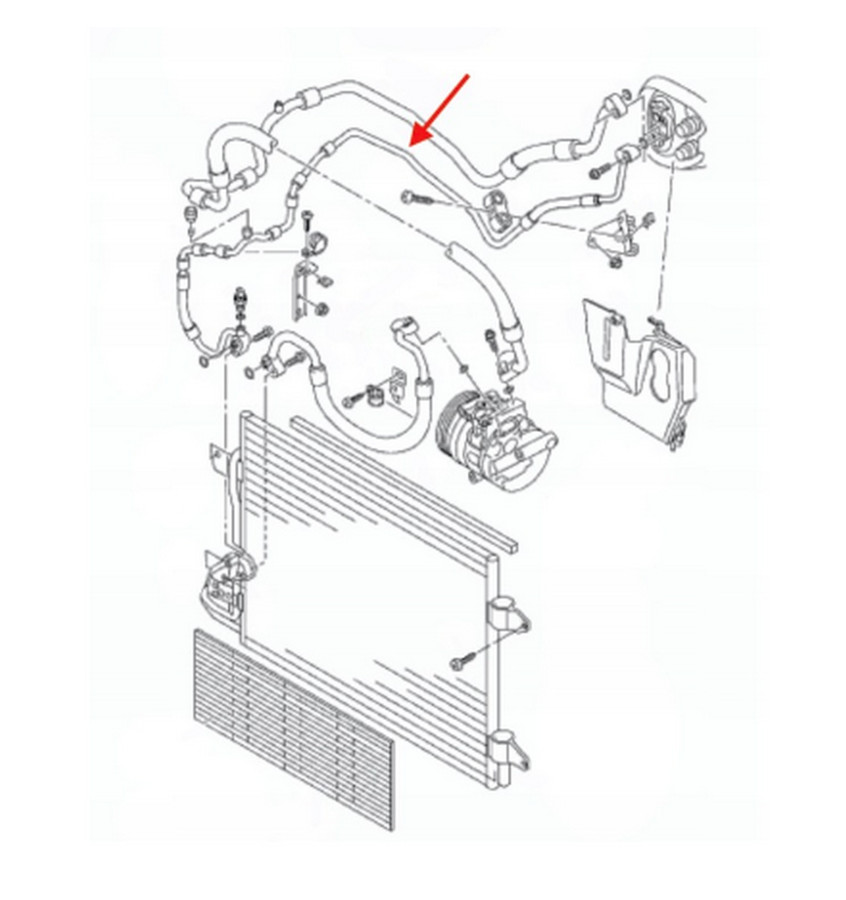 Przewód klimatyzacji WRC 5780003