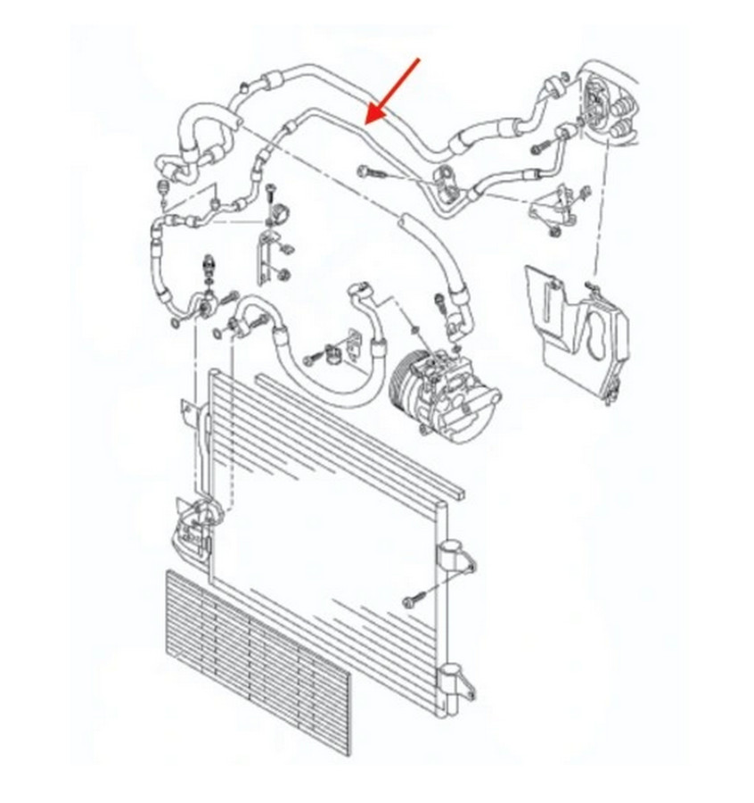 Przewód klimatyzacji WRC 5780004
