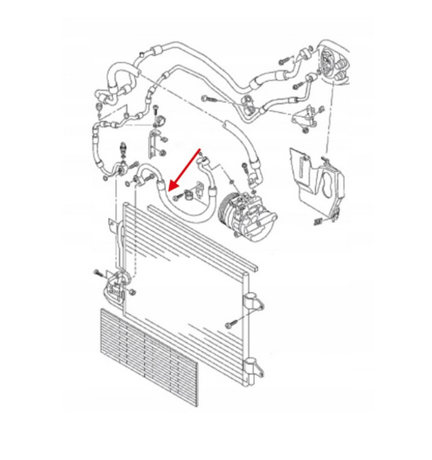 Przewód klimatyzacji WRC 5780006