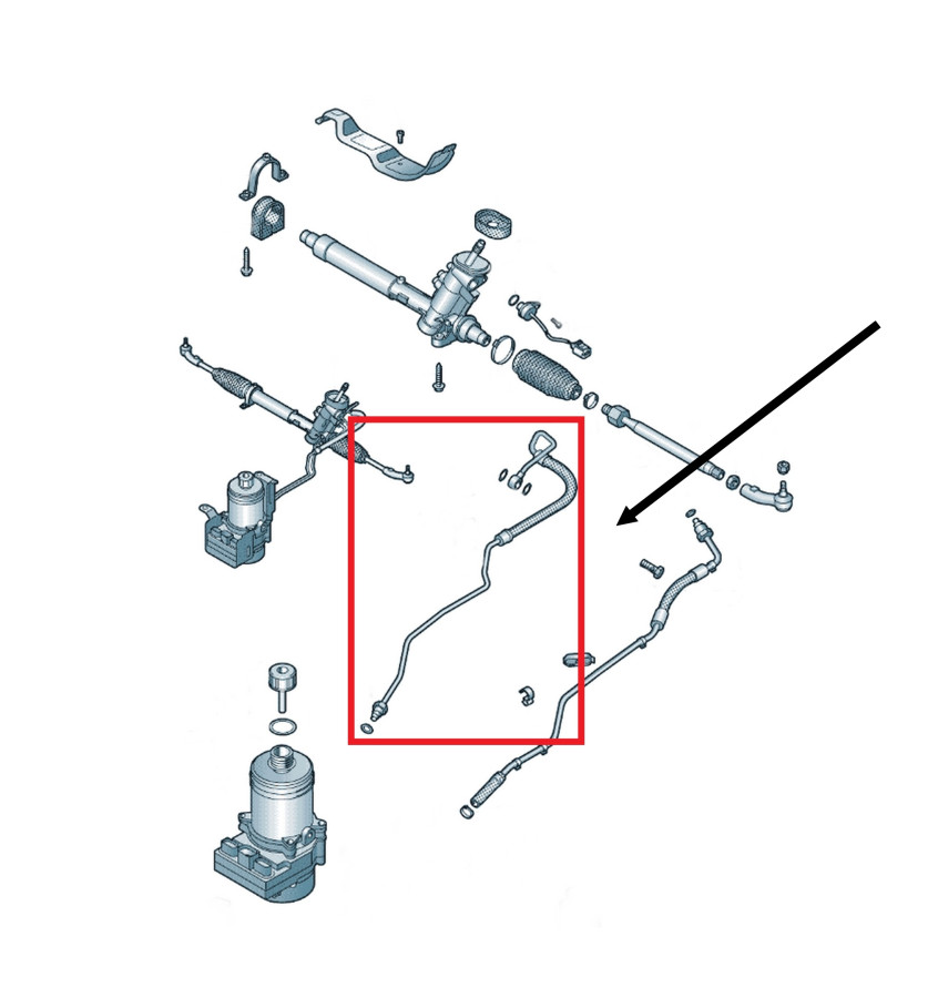 Przewód układu wspomagania WRC 5720039