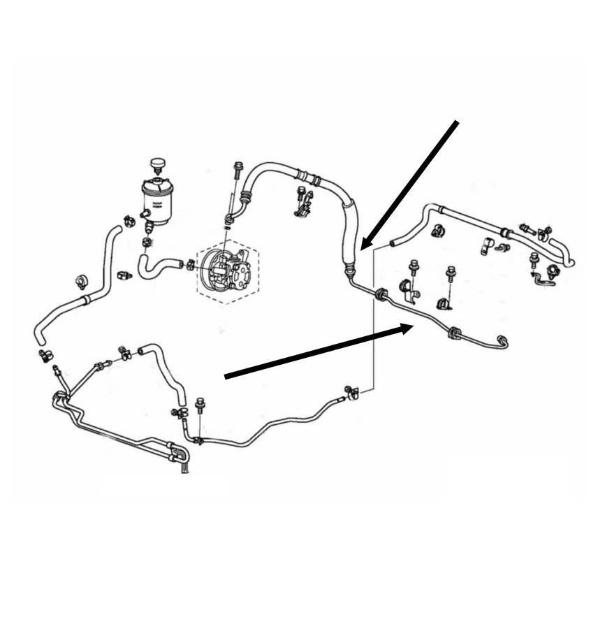 Przewód układu wspomagania WRC 5720020