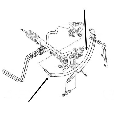 Przewód układu wspomagania WRC 5720024