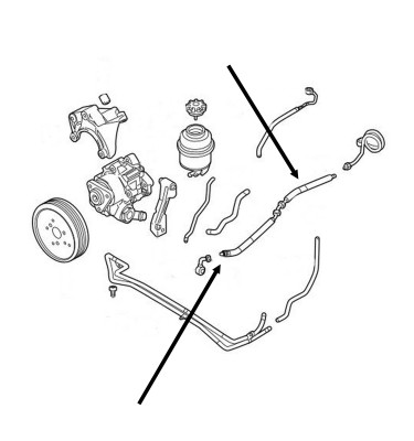 Przewód układu wspomagania WRC 5720025