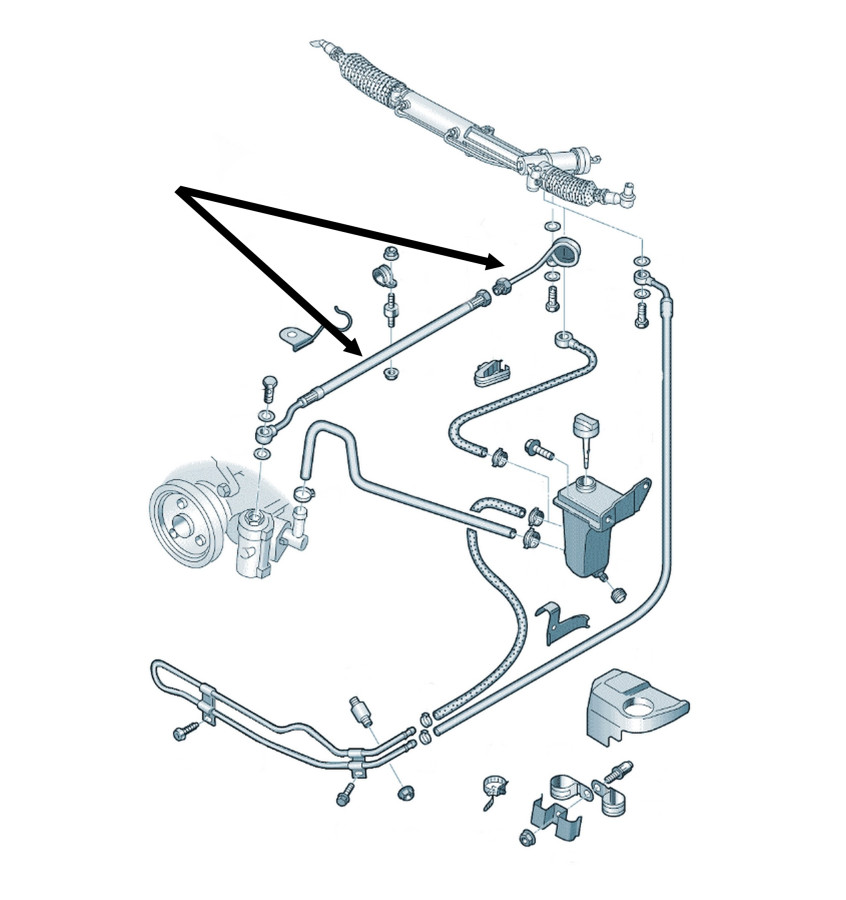Przewód układu wspomagania WRC 5720017