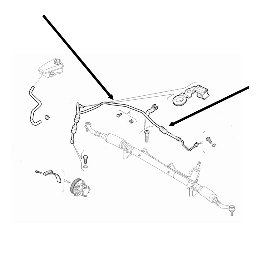 Przewód układu wspomagania WRC 5720029