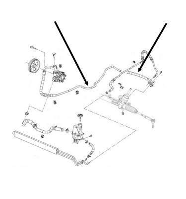 Przewód układu wspomagania WRC 5720036