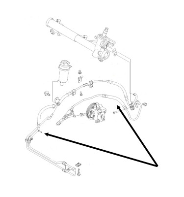 Power steering hose WRC 5720037
