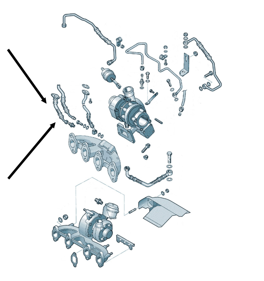 Przewód oleju turbiny WRC 5720040