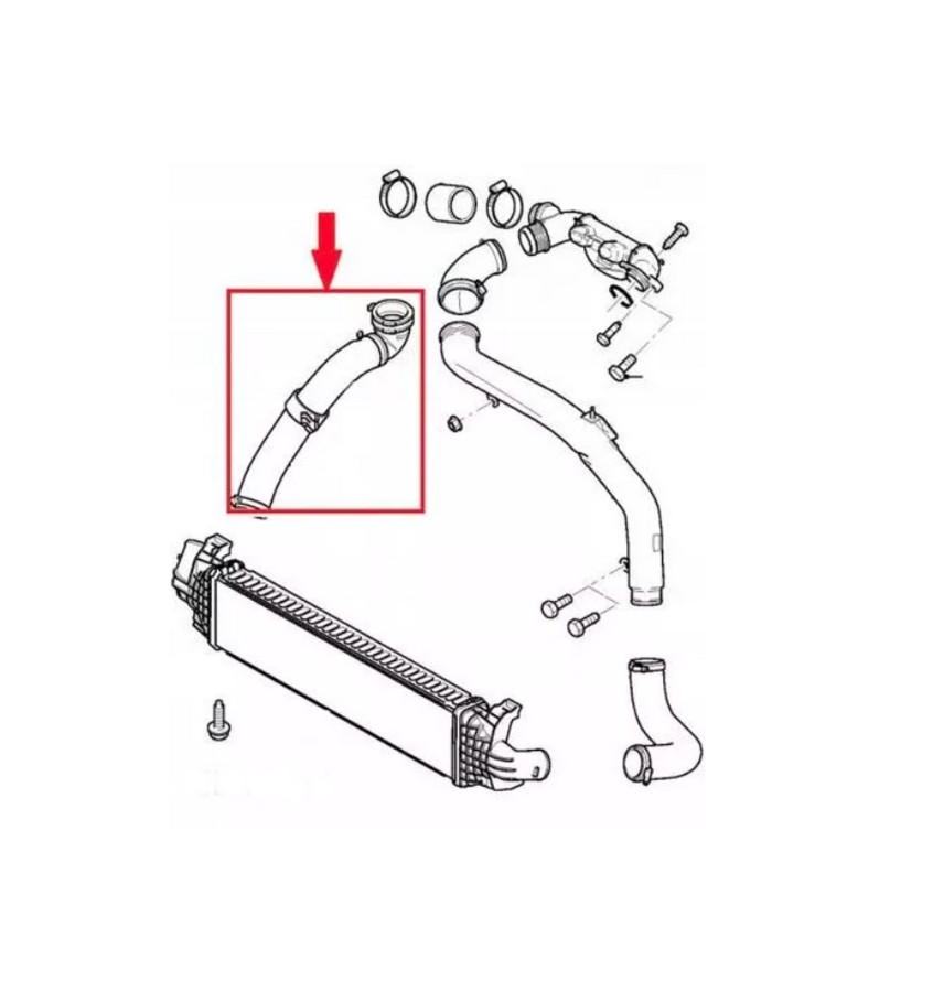 Przewód intercoolera WRC 5700030