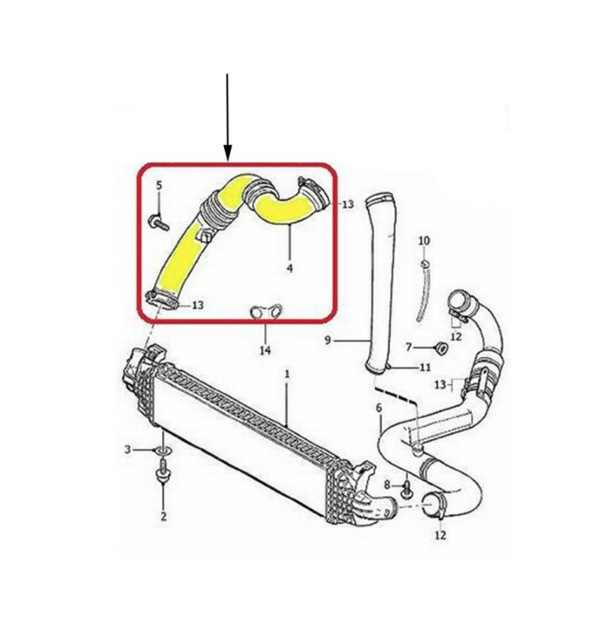 Przewód turbiny WRC 5700011