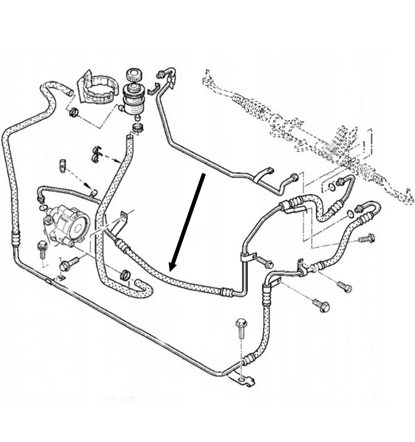 Przewód układu wspomagania WRC 5720006