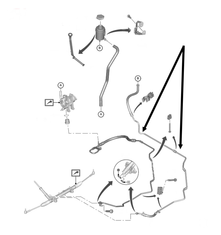 Przewód układu wspomagania WRC 5720009