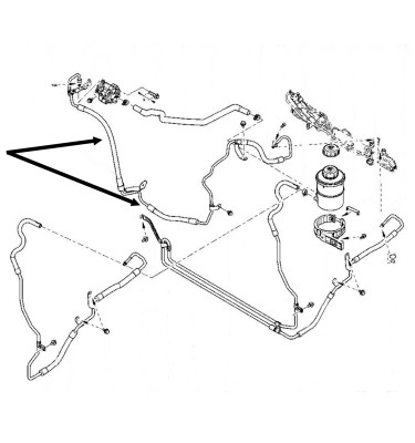 Przewód układu wspomagania WRC 5720015