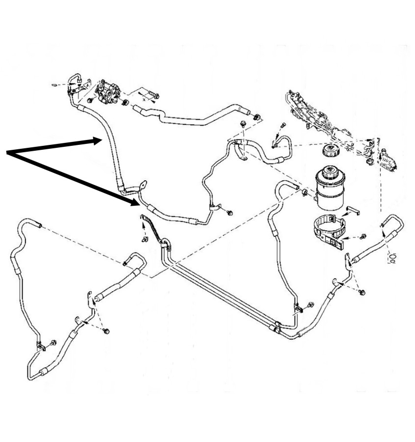 Przewód układu wspomagania WRC 5720015