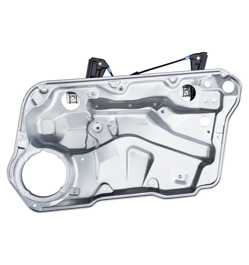 Podnośnik szyby prawy przód elektryczny 4 drzwi WRC 65BL094 z blachą