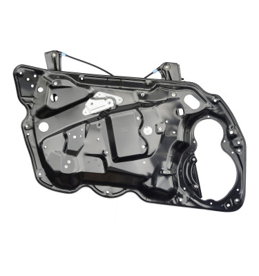 Electric window regulator front left with sheet metal WRC 65BL095