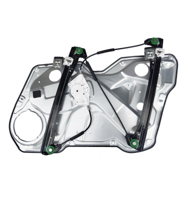 Podnośnik szyby lewy przód elektryczny 4 drzwi WRC 65BL101 z blachą