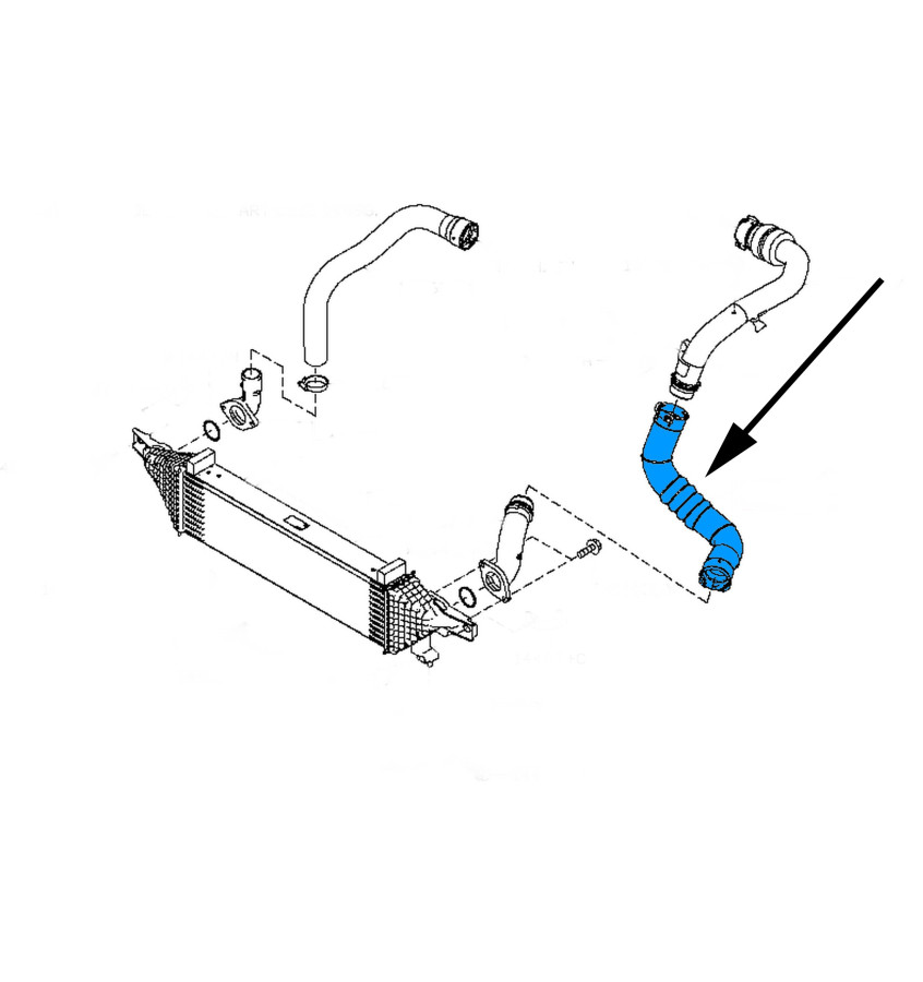 Przewód intercoolera WRC 5700045