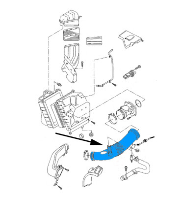 Przewód filtra powietrza WRC 5700049
