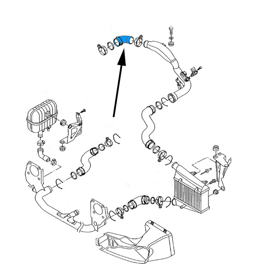 Przewód intercoolera WRC 5700052