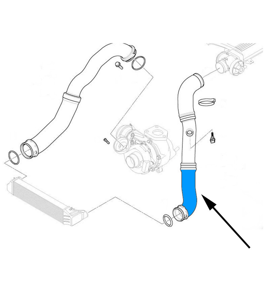 Przewód intercoolera WRC 5700058