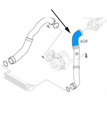Przewód intercoolera WRC 5700059