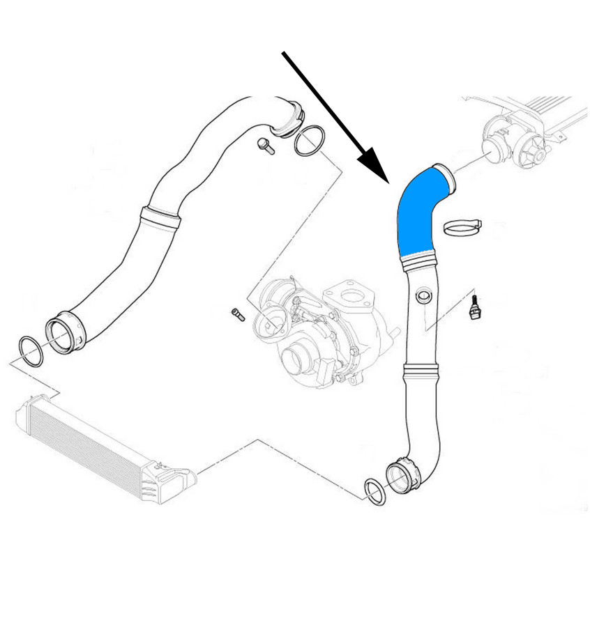 Przewód intercoolera WRC 5700059