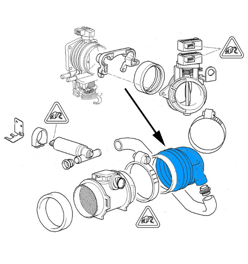 Przewód filtra powietrza WRC 5700064