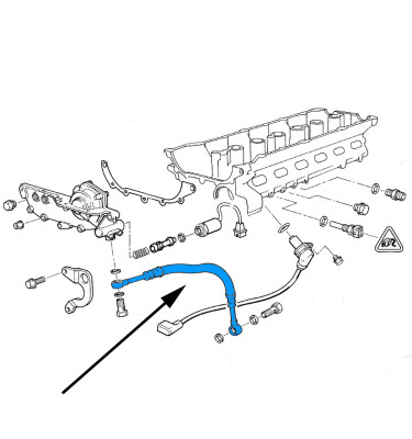 Przewód olejowy wanos WRC 5710001