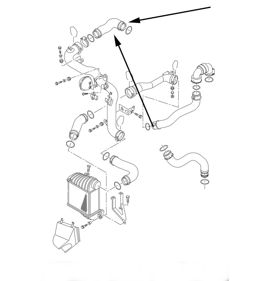Przewód intercoolera WRC 5700070